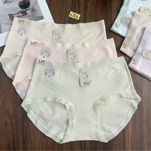 6766#新款提花莫代尔简约舒适女士内裤 价格优惠