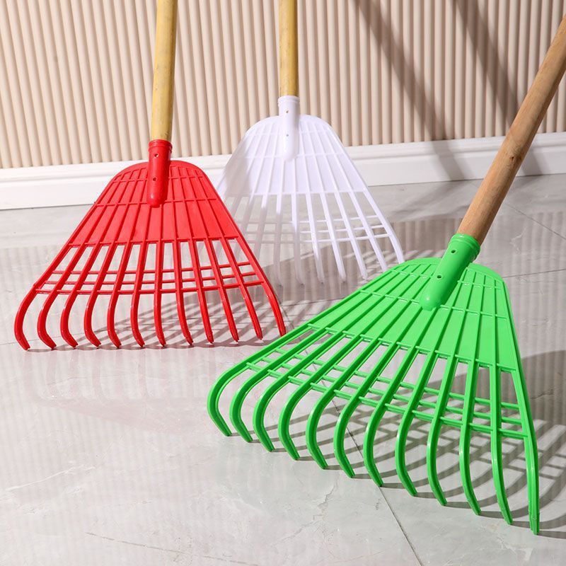 加厚搂草耙塑料耙子农用胶耙枯叶耙草坪耙落叶耙树叶铁耙园林工具