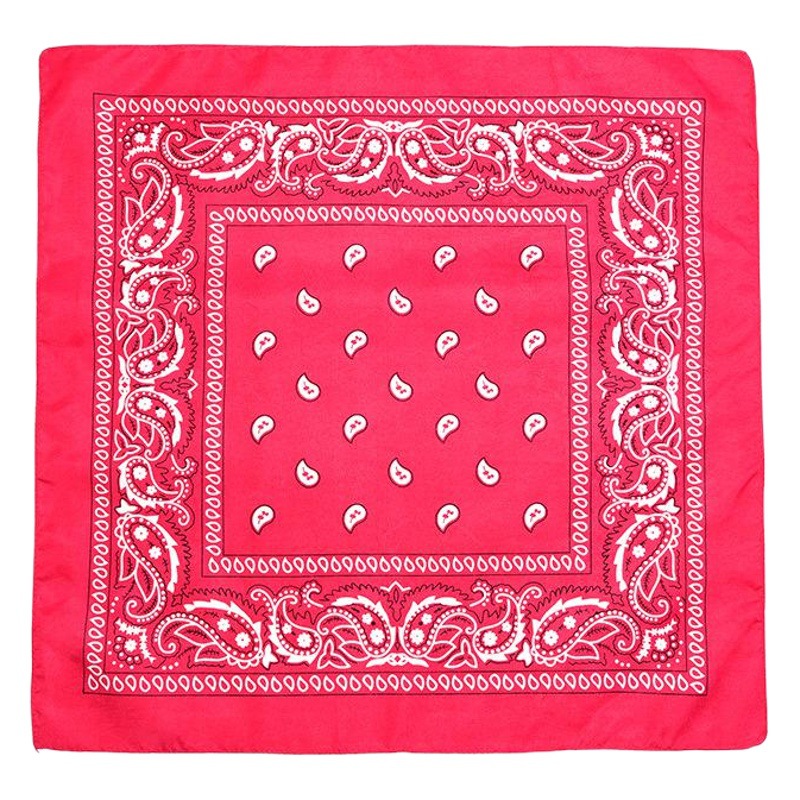 Factory direct supply magic outdoor sports square in stock wholesale polyester cashew flower riding mask paisley scarf
