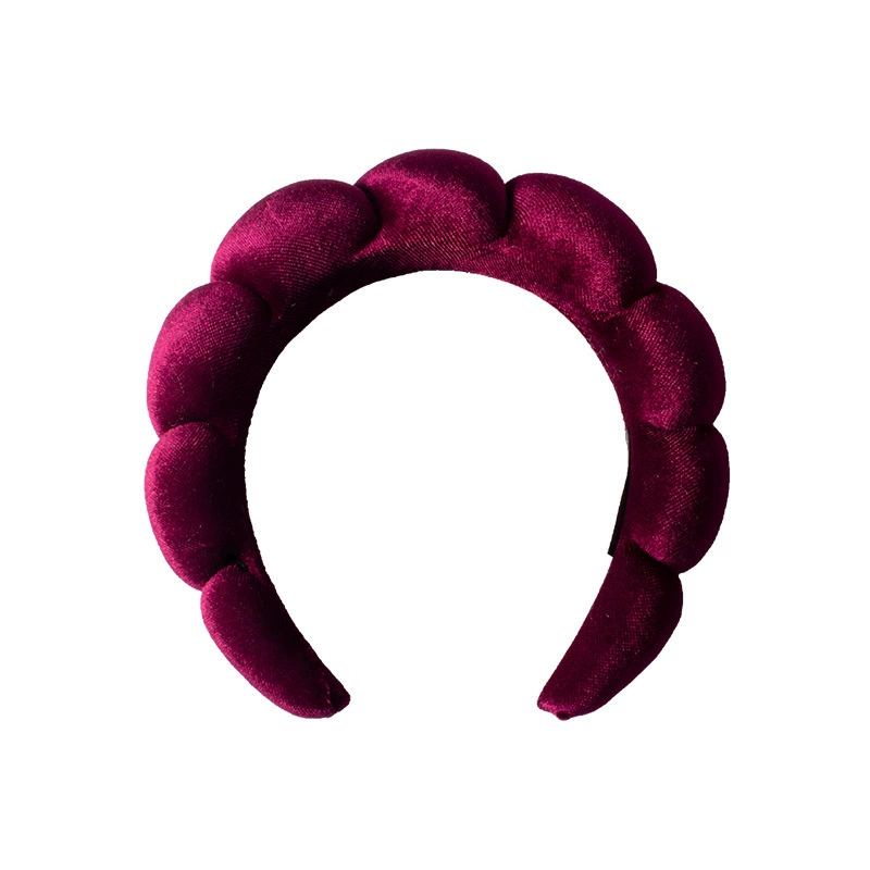 Плюшевый набор ободков для лица из ткани velvety, 5 предметов аксессуаров для ухода за лицом, мягкие браслеты, 18×18 см