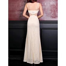 E 27730 Sexy Hollow Out Evening Dress �Ը��ο������ �羳��