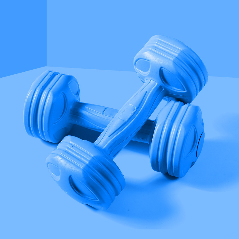 Mancuerna de fitness para mujeres equipo para el hogar yoga para niños de las mujeres recubrimiento muscular del brazo pegamento mancuerna para hombres 1kg ejercicio físico