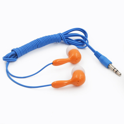 批发入耳式航空耳机一次性有线耳机便宜小耳机MP3直插式耳机