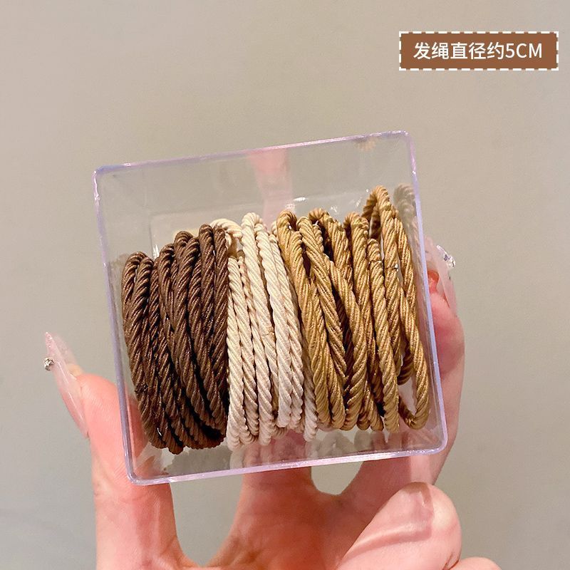 Coleteros desechables, gomas pequeñas para el cabello para niños, gomas para el cabello que no dañan el cabello, gomas para niñas, coleteros de alta elasticidad, accesorios para el cabello.