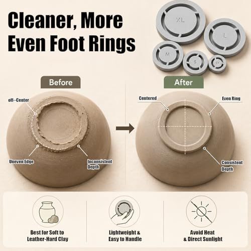 Pottery Foot Ring Template