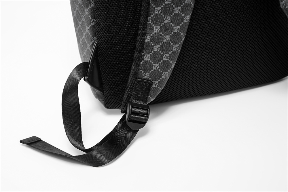 Sac à dos pour ordinateur portable pour homme avec broderie originale - Sac de travail antivol de grande capacité et résistant à l'eau, sac d'ordinateur durable de 15 pouces, style de voyage unisexe 2025_voghion.com