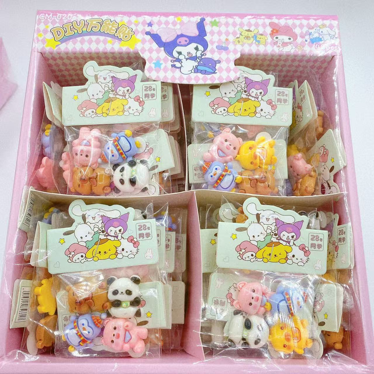 Caricaturas lindas pegatinas estereoscópicas para teléfonos móviles pegatinas de taza térmica 3D pegatinas de refrigerador resina diy2 lotes de departamentos