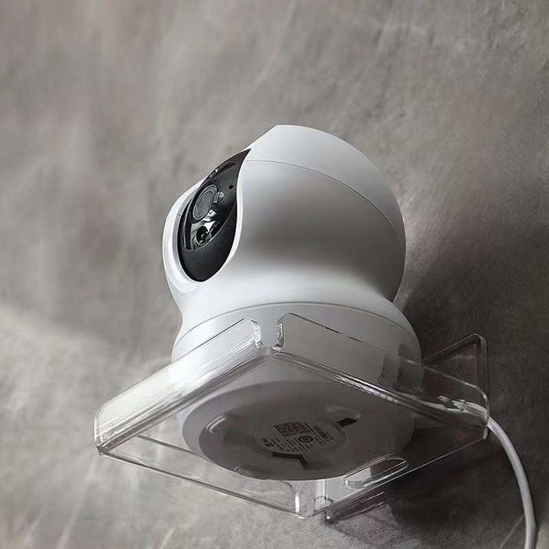 홈 라우터 모니터링 아크릴 브래킷 투명 플렉시 유리 파티션 카메라 비 천공 스토리지 보드