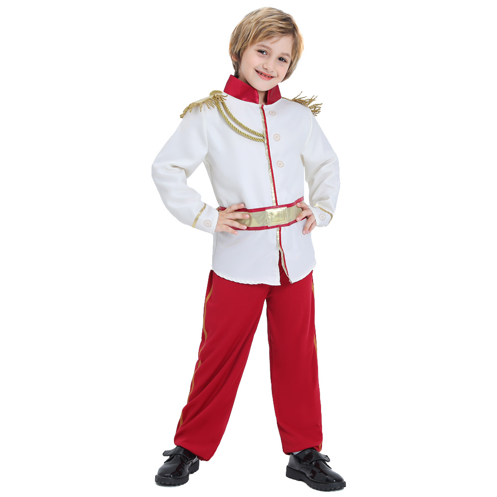 Cross-border hot selling boy Prince Charming cosplay stage performance Halloween drag party Cos costume