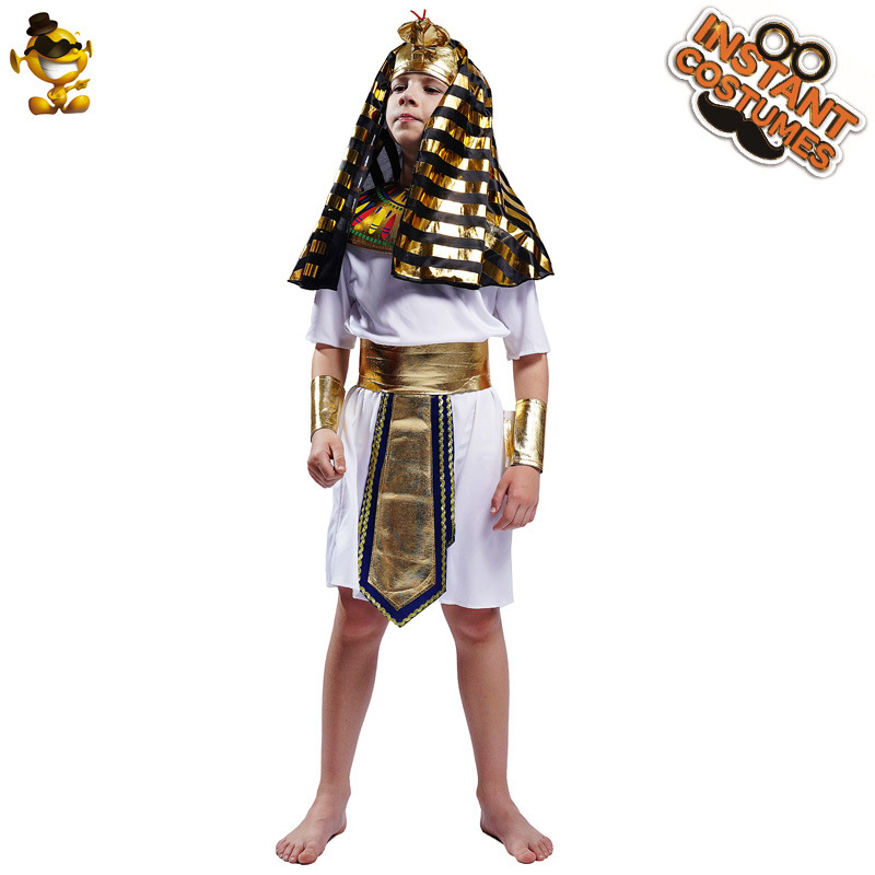 2019 nuevo niño pequeño Faraón traje de juego de rol traje de rendimiento traje de cosplay de Halloween image 7