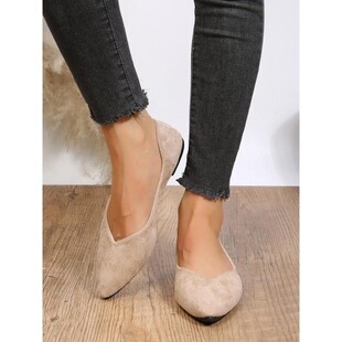 R 90477 Women's Pointed Toe Flats ���^ƽ��Ь �W���羳