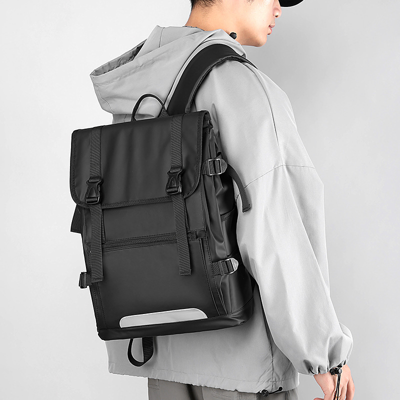 Mochila de negocios para hombres Mochila para viajes de cercanías Bolso de computadora de nailon de moda Bolso escolar de gran capacidad Bolso para hombres Estudiantes universitarios