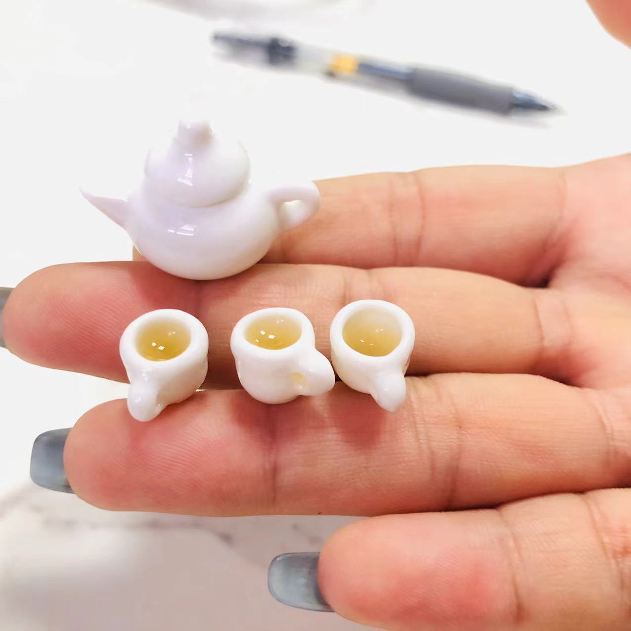 1:12dollhouse ģ�ͷ�������ʳ�泡���辰������������մɲ��