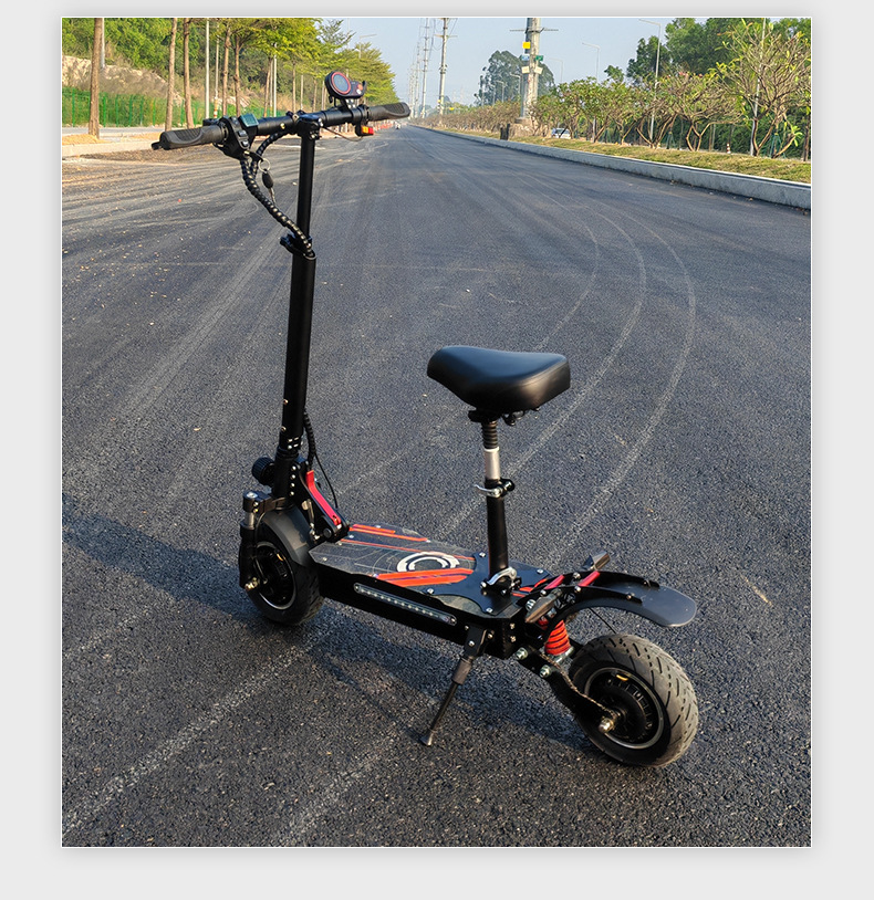 BOYUEDA dual-drive off-road electric scooter with long range, foldable, and supports OEM/ODM