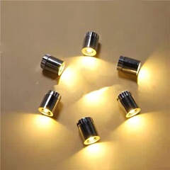 LED 小型ライトシリンダーロータリーペン芯クリスタル電子ベース発光手作り diy ロータリースイッチ電気メッキアクセサリーライト