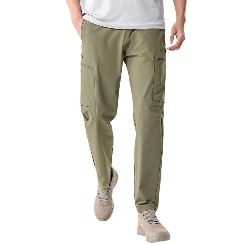 Japanese travel quick dry solid color breathable trousers
