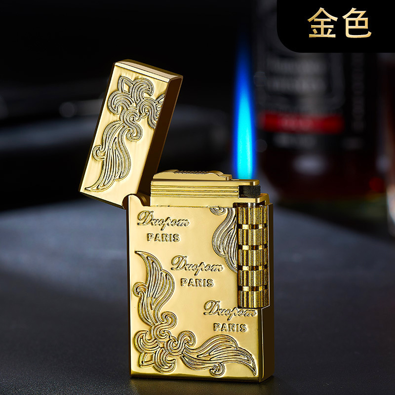 Mf 1806脆い音のこすり輪の空気入れの朗らかなストレートライターの直接販売の青い煙の防風広告の砂タービン|undefined