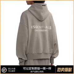 第八季新款ESSENTIALS ZONE卫衣男女情侣连帽潮牌宽松高街加绒