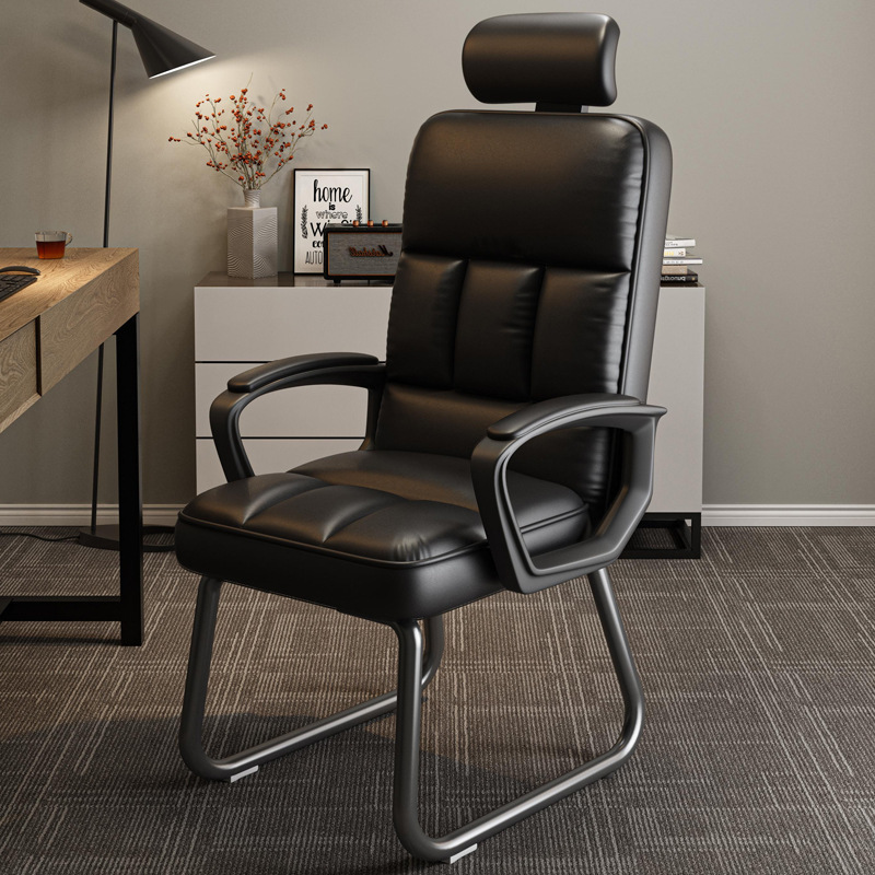 Office Chair Bow Computer Chair Home High Backrest Boss Chair Office Chair Comfortable Sedentary Mahjong Chair