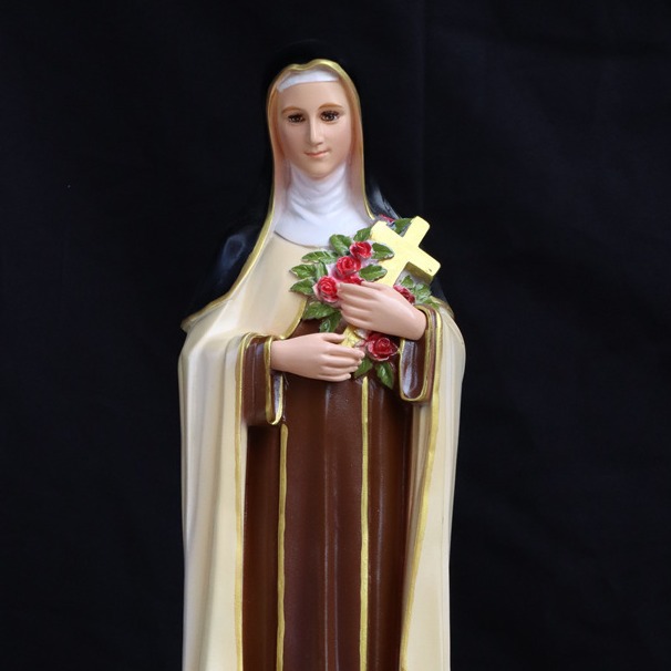60cm pequeña decoración de la estatua de la iglesia de la familia de la decoración de la sala de estar