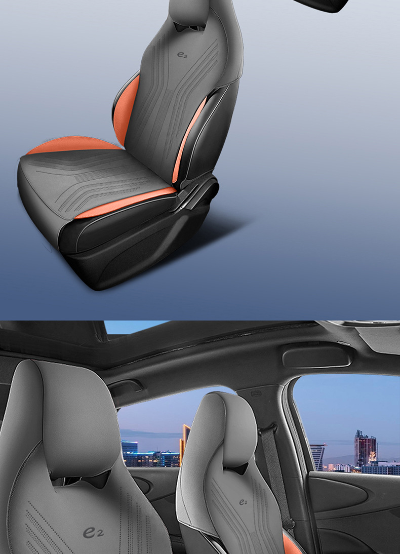 Suitable for BYD e2 seat cover, suede leather half-cover saddle pad, universal seat cover for all seasons, integrated car seat cushion