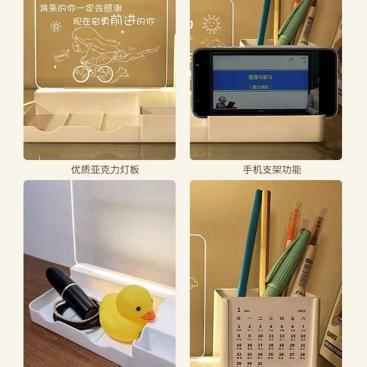 Regalo de cumpleaños para niñas calendario creativo de noche lámpara bolígrafo para niños y niñas premios de regalo de vacaciones