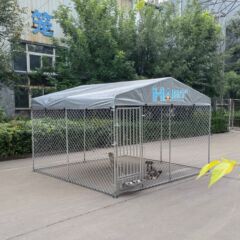 3x3x2.05m 頑丈な屋外用ペットランニングケージ、犬用ケージ、犬小屋、ソースファクトリー、50セットから販売