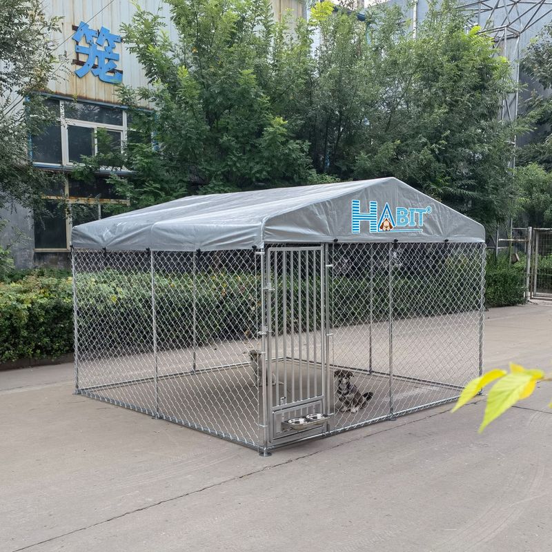【Amazon Hot Sale】3x3x 1.75m ヘビーデューティー ペット フェンス ランニング ケージ サンシェード、防雨、防錆 50 セットから販売|undefined