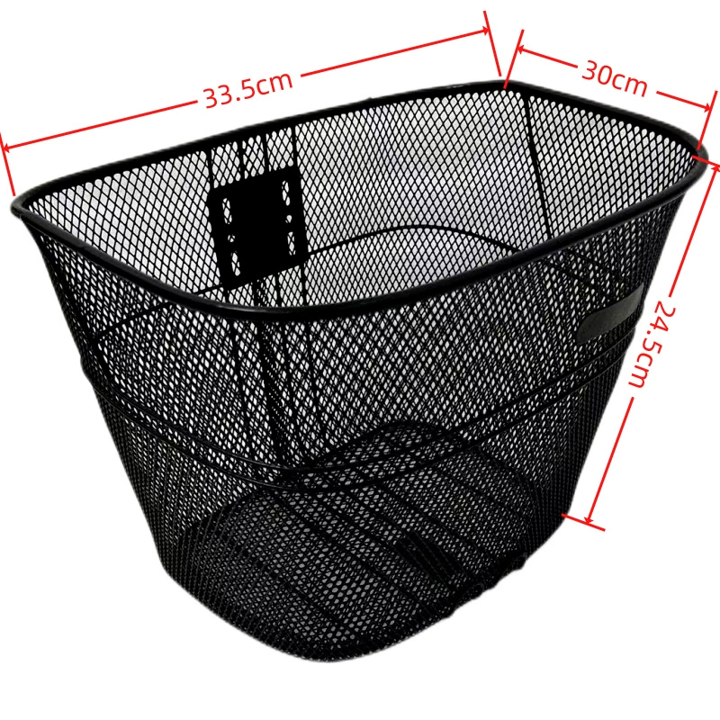 Корзина для велосипеда 24inch 26inch универсальная, металлическая, передняя, для горного велосипеда, легкая, складная