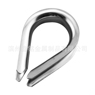 Stainless steel 304 chicken heart ring wire rope thimble protective sleeve cross-border manufacturers wholesale