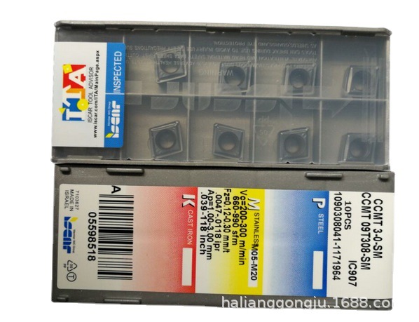 批发伊斯卡数控刀片CCMT060202-PF IC807内孔刀片 车刀片