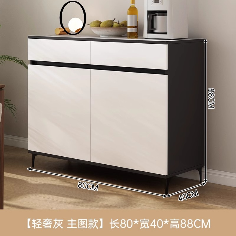 Armario de comedor contra la pared armario integrado armario de almacenamiento sala de estar armario de comedor moderno simple armario de té armario de almacenamiento