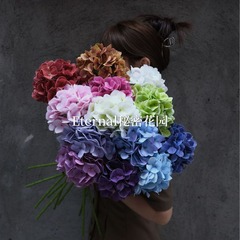3dフィルムのアジサイの小さい弁の手触りはアジサイの結婚祝いの装飾をシミュレーションします。