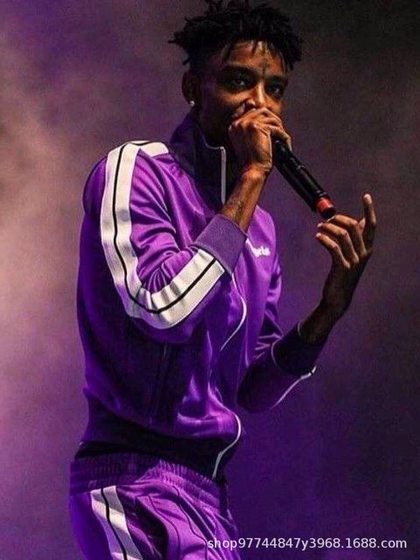 Palm Palm Angel Angels side striped sports jacket men's and women's sports leisure campus style retro jacket