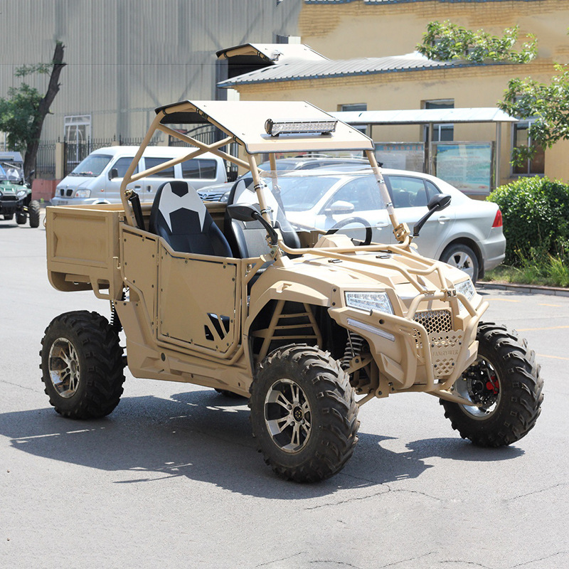 Ventas directas de fábrica 400cc vehículo todoterreno 4X4 vehículo todoterreno vehículo agrícola vehículo ATV adulto UTV con camión de cubo