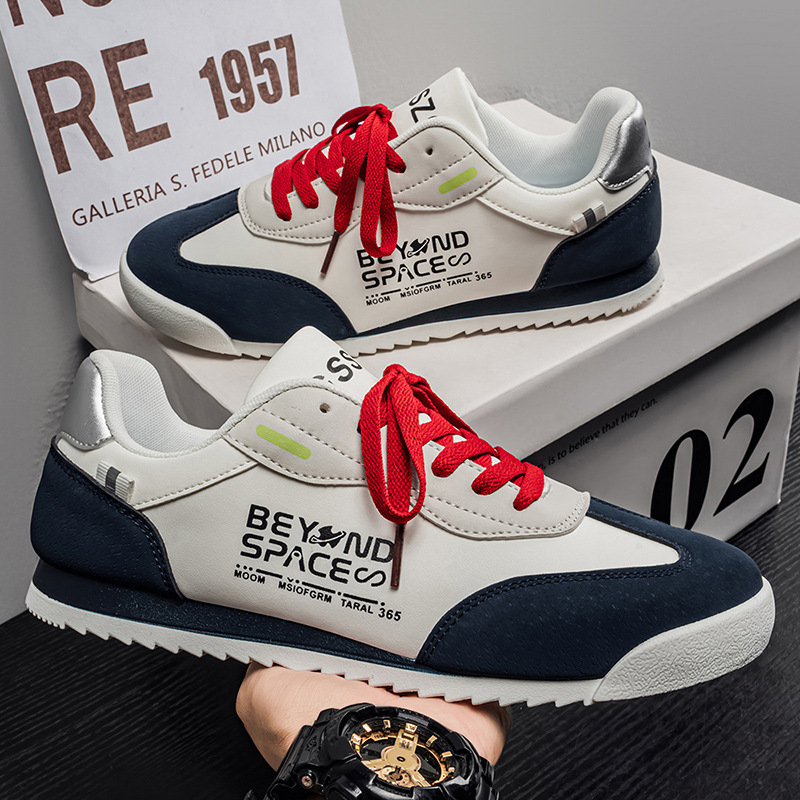Plus-Size Men's Shoes, Versatile Trendy Casual Sports Shoes, Fashionable Shoes, Autumn Running Shoes, One-Piece Dropship_vogvips.com