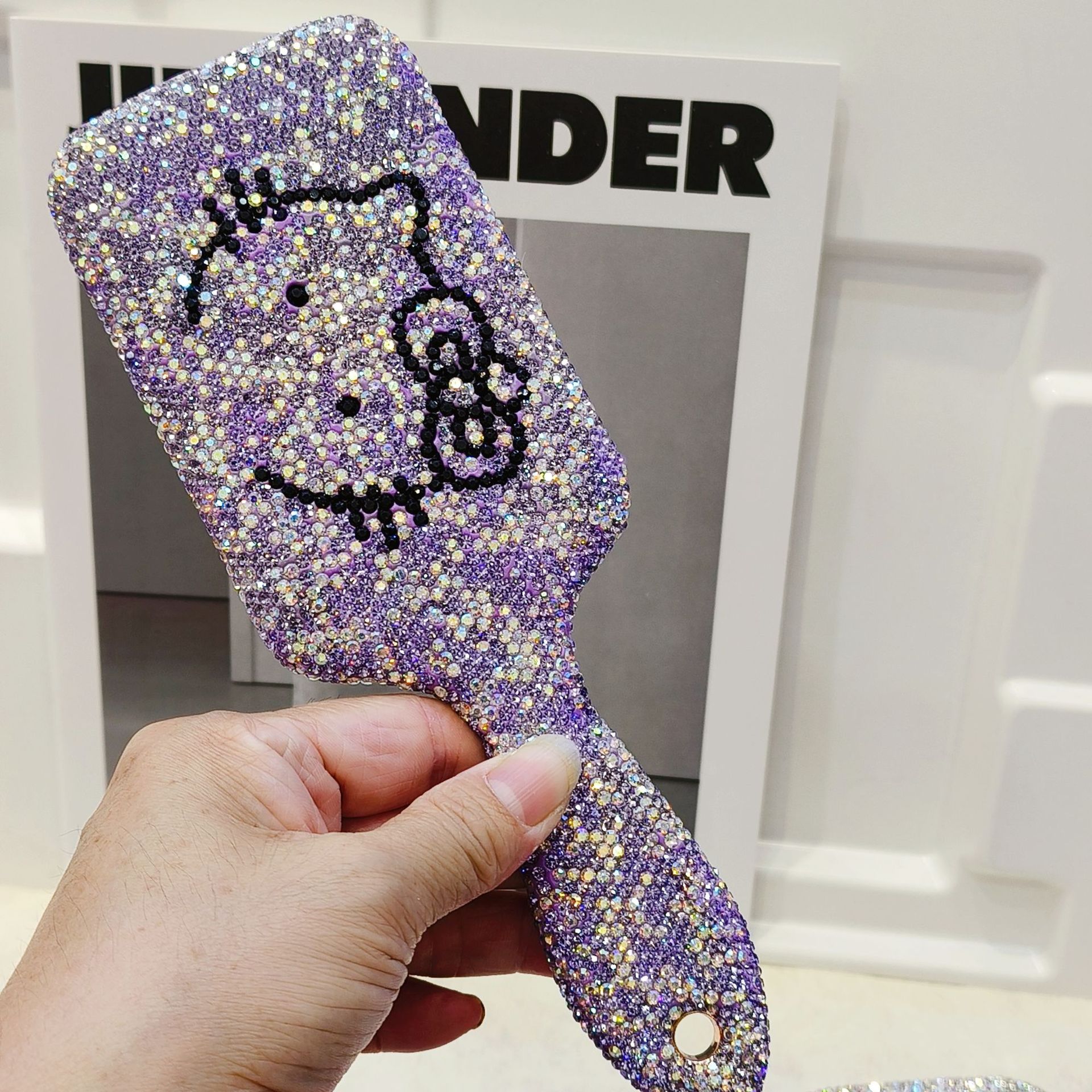 Cross-border kt gatos venta caliente peines cojín de aire para mujeres piel de aceite de masaje de salud peine eléctrico peines de bolsa de aire dorada peines de diamantes