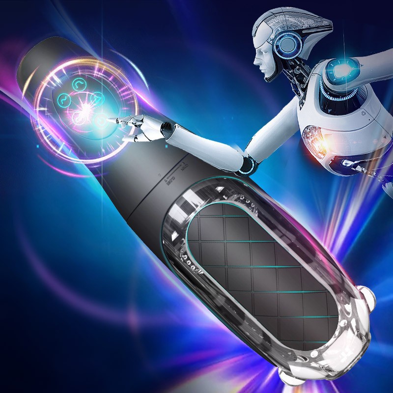 Hongtian Luoge Mermaid Deep Throat Suction Clamp Retraction Masturbation Cup For Men Fully Automatic Wholesale Electric Silent Fun_voghion.com