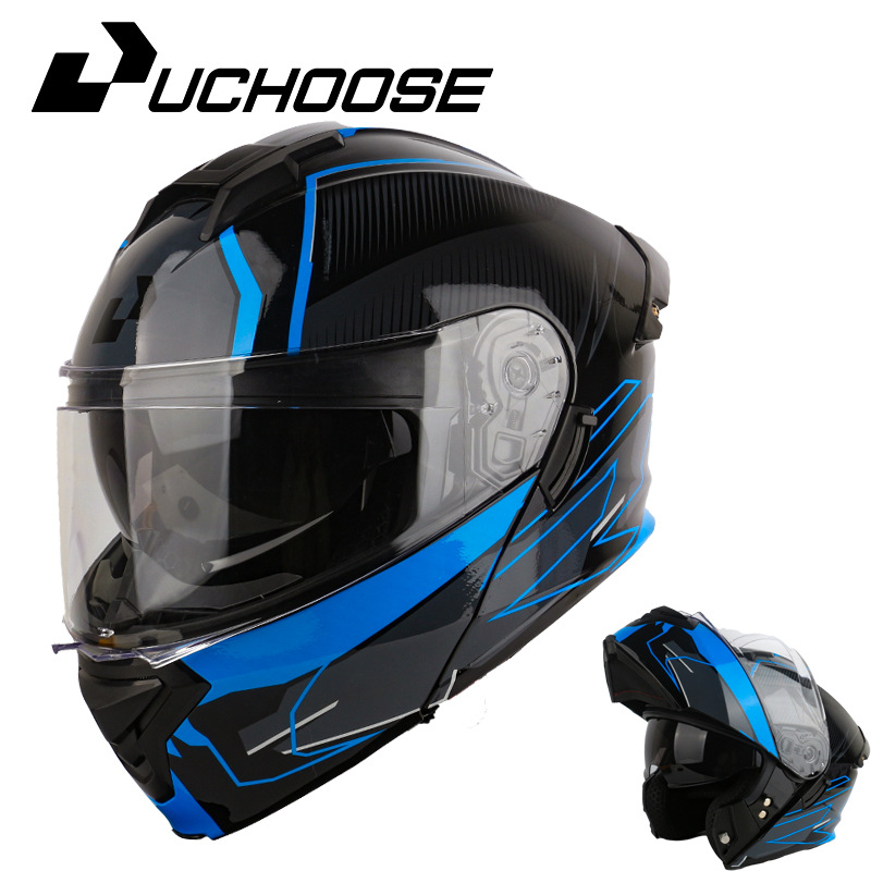 Casco de motocicleta, casco de exposición, ala de cola grande, certificación 3C, unisex, mandíbula desmontable, 3C, ciclismo completo