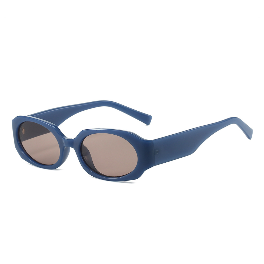 2024 nueva fábrica directa europea y americana transfronteriza gafas de sol caja personalidad tendencia color coincidencia gafas de sol calle tiro