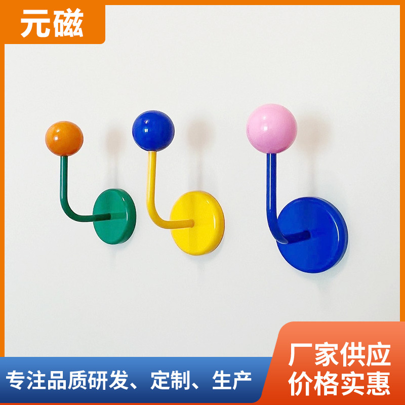 Ganchos magnéticos adhesivos sin perforación para cocina y baño