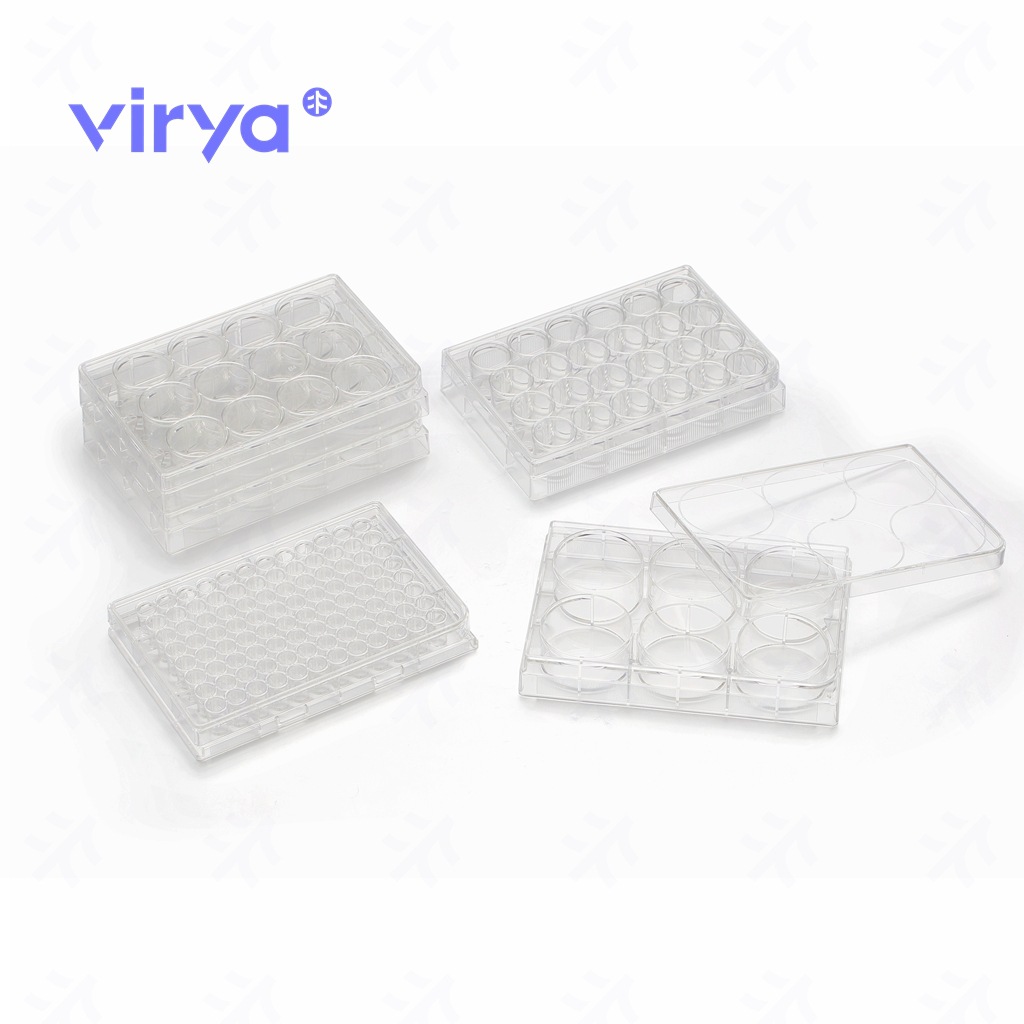 virya48孔细胞培养板镜面处理观察清晰48孔板1个/袋50/箱3514809