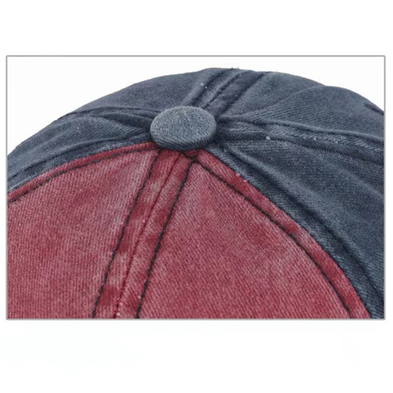 Neue Jeansmütze für Herren, gewaschen und mit alter bestickter Entenzunge, Outdoor-Mode, personalisierte Baseball-Sportmütze für Herren_voghion.com