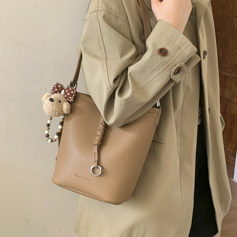 Bolsa de mano, bolsa de cestas de verduras, bolso de mujer 2025, nuevo estilo de lujo de alto nivel, bolso de cubo de hombro, bolso de moda, bolso de mujer