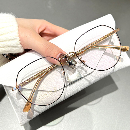 Mirror 1 Anti-blue Light Myopia Glasses Wholesale T848 Frame Eyeglasses Frame for Men and Women Simple Style Internet Popular Glasses Frames