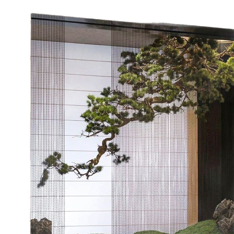 精品倒挂松树悬挂式迎客松中式玄关景观橱窗绿植造景大型摆件装饰|undefined