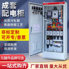工厂定制动力柜低压成套XL21动力柜铜排配电箱厚双电源动力配电柜