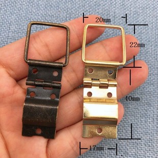 Brocade box support hinge yellow wire hinge packaging wooden box wholesale hinge hinge iron hinge 40 * 18MM