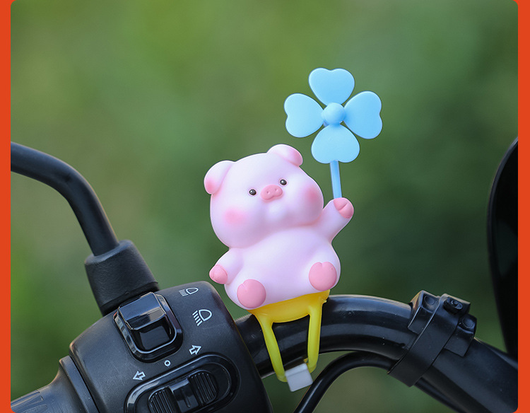 Bicycle Ornaments Decoration New Cartoon Electric Car Accessories Creative Advanced Sense Car Accessories Car Small Ornaments