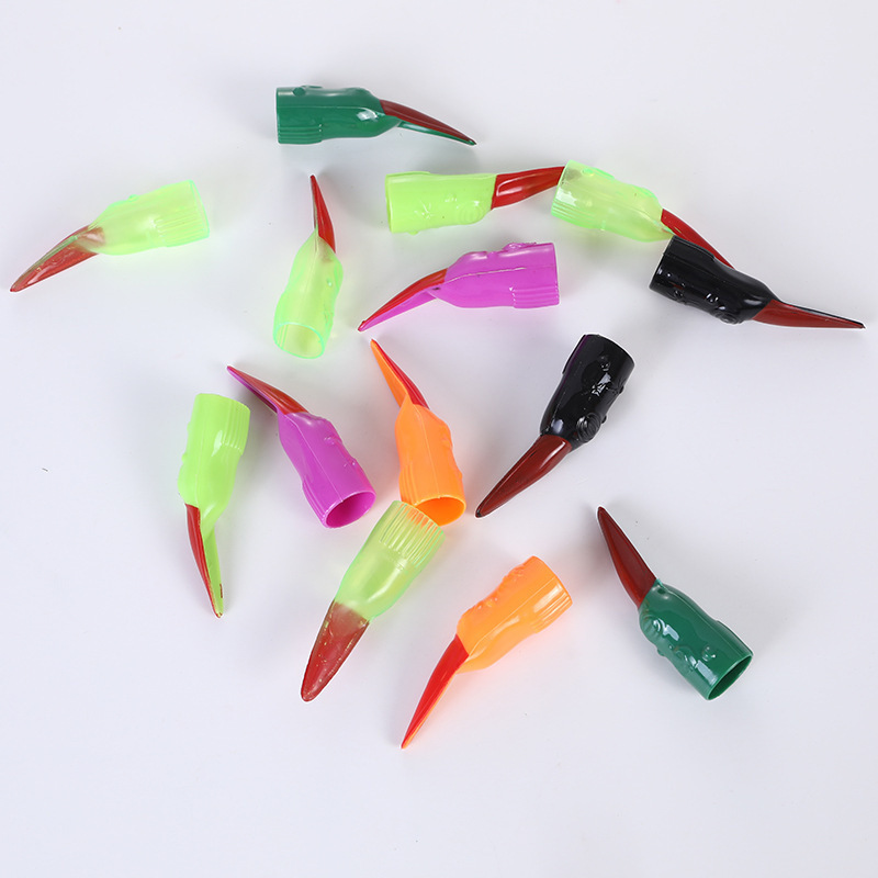 Cross-Border Halloween Nail Covers Halloween Props Holiday Misunderstanding Performance Dress up Witch Finger Nails Finger Covers